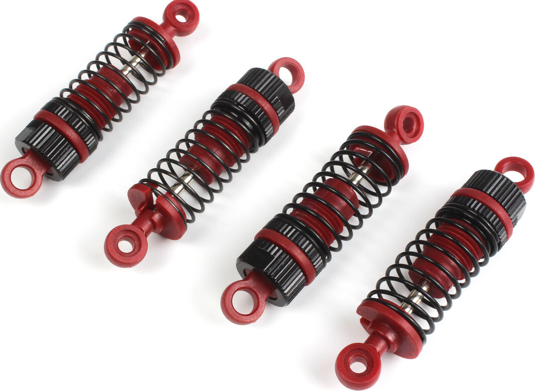 Shock Absorber Set (red/4pcs) - Mv150519 - Maverick Rc