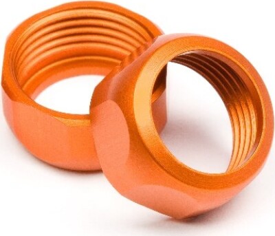 Billede af Shock Cap 10mm (orange/2pcs) - Hp86273 - Hpi Racing