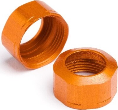 Shock Cap 12xm13x0.8mm (orange/grooved/2pcs) - Hp106633 - Hpi Racing