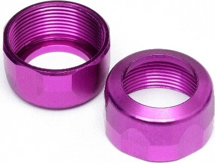 Shock Cap 20x12mm (purple/2pcs) - Hp86445 - Hpi Racing