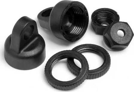 Shock Cap And Preload Collar Set - Hp100317 - Hpi Racing