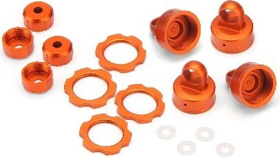 Shock Color Parts Set (orange) - Hp103408 - Hpi Racing