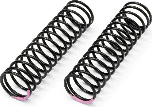 Billede af Shock Spring 18x80x1.8mm 14.5 Coils (pink 134gf/mm - Hp86551 - Hpi Racing