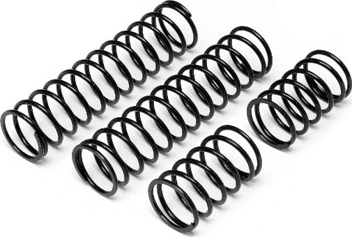 Shock Spring 23x155x2.4mm 17.5 Coils (black/2pcs) - Hp86762 - Hpi Racing