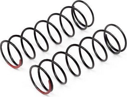 Shock Spring Front Firm 1.3x60x7.5 (red/2pcs) - Mv29138 - Maverick Rc