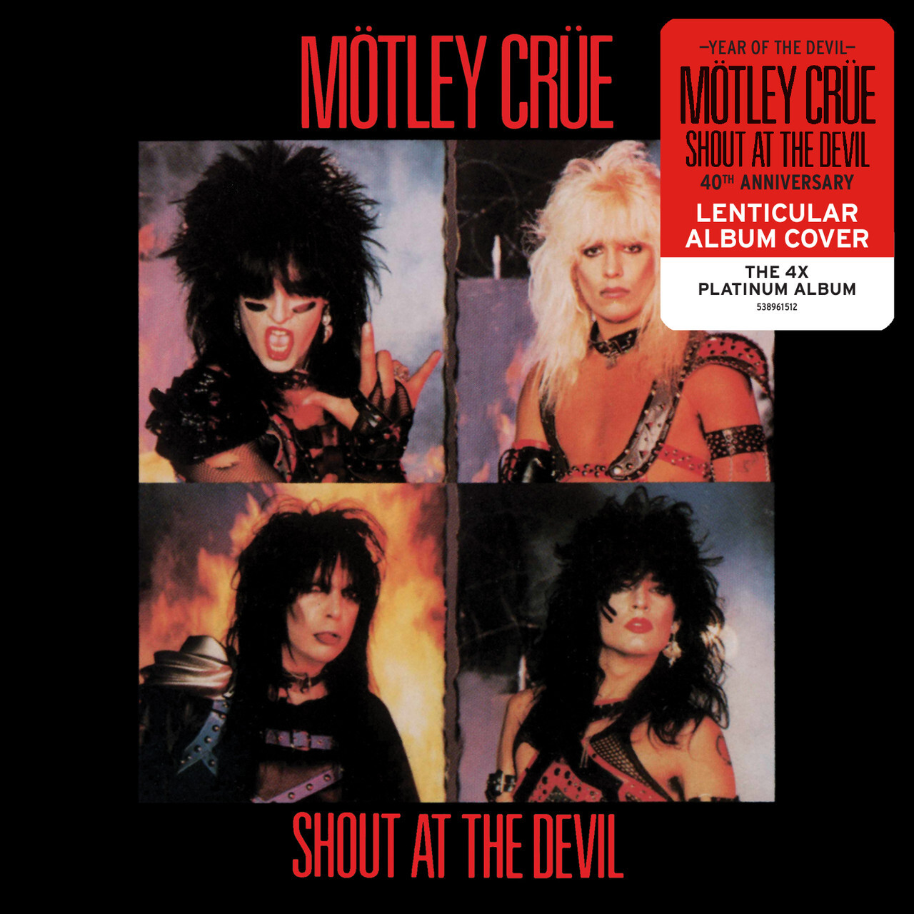 Mötley Crüe - Shout At The Devil - 3d Cover - CD