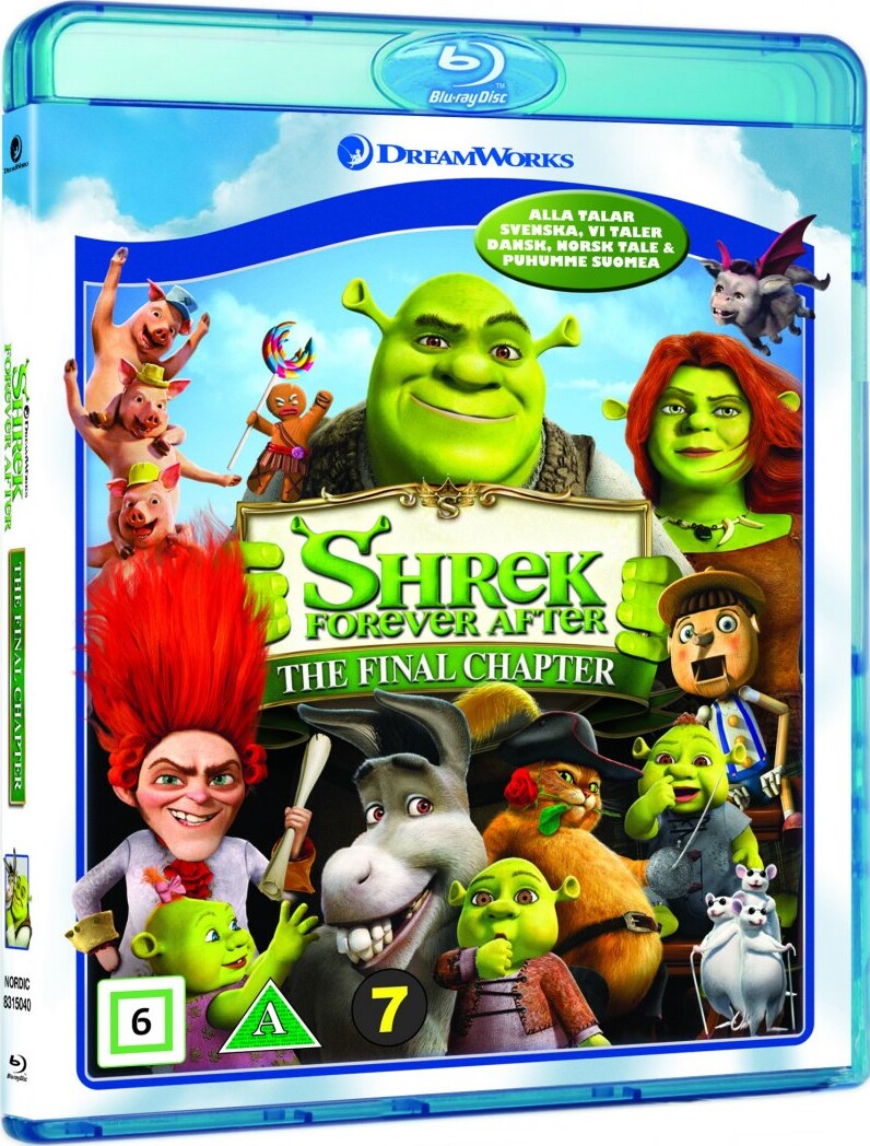 Shrek 4 Den Lykkelige - Forever After - Blu-Ray