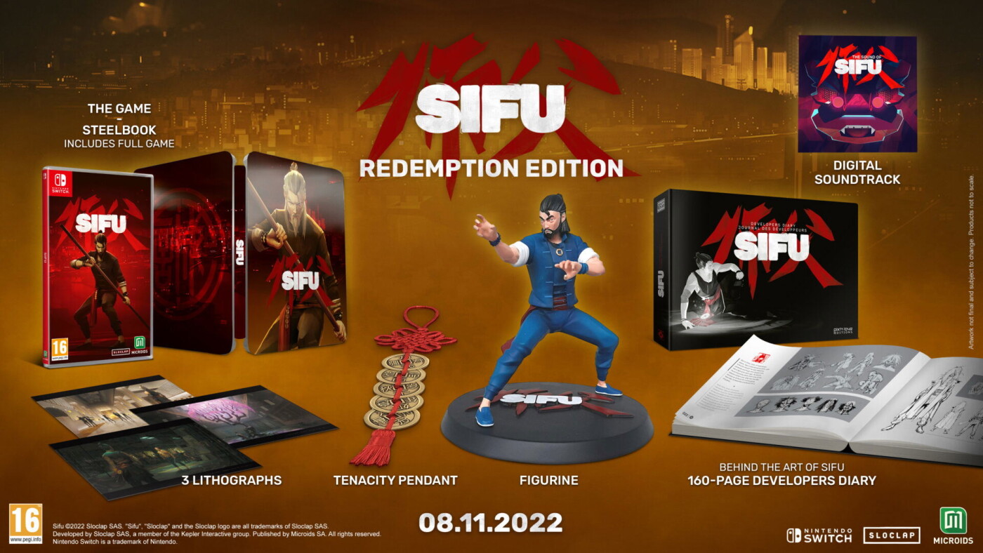 Sifu Redemption Edition (collector's Edition) - Nintendo Switch