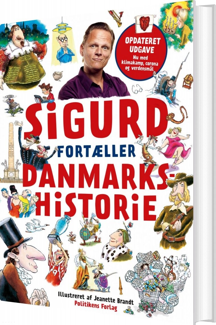Billede af Sigurd Fortæller Danmarkshistorie - Sigurd Barrett - Bog hos Gucca.dk