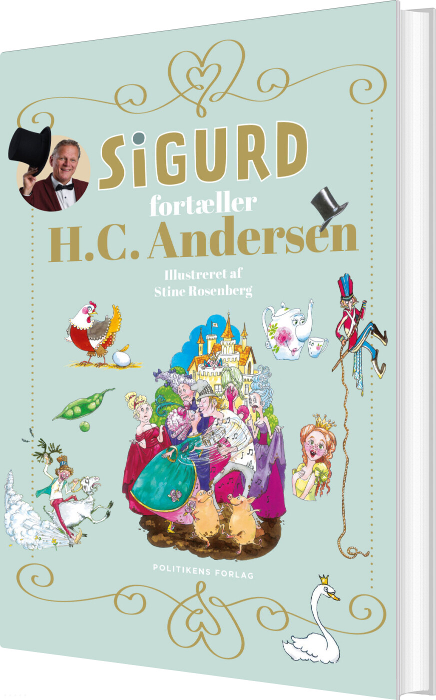 Sigurd Fortæller H.c. Andersens Eventyr - Dåbsudgave - Sigurd Barrett - Bog