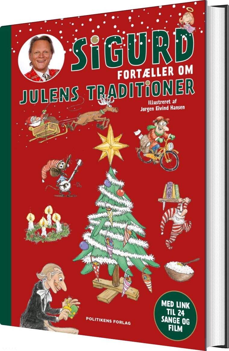 Billede af Sigurd Fortæller Om Julens Traditioner - Sigurd Barrett - Bog hos Gucca.dk