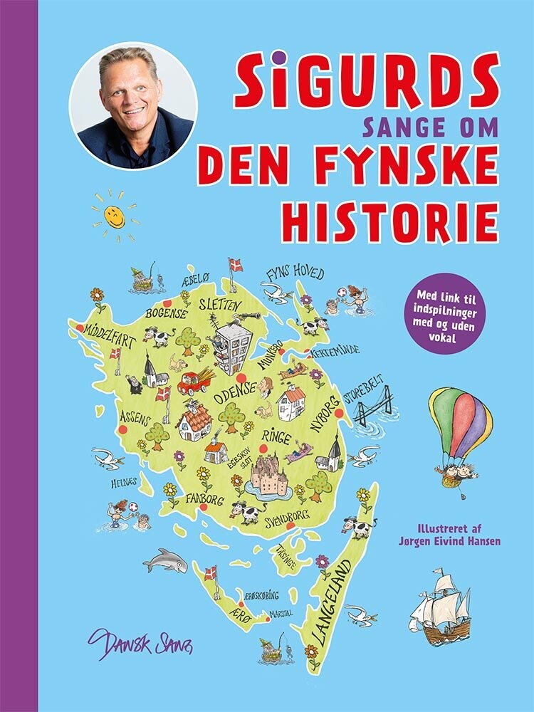 Billede af Sigurds Sange Om Den Fynske Historie - Sigurd Barrett - Bog