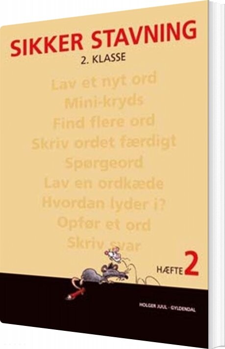 Billede af Sikker Stavning 2. Klasse, Hæfte 2 - Holger Juul - Bog
