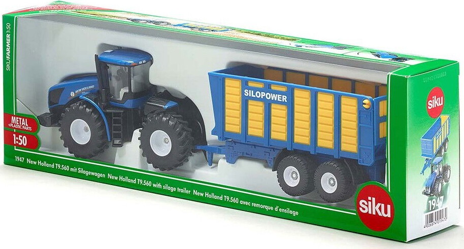 Siku - 1:50 Traktor Med Vogn