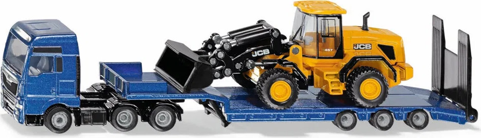 Siku - 1:87 Man Truck With Flatbed And Wheel Loader