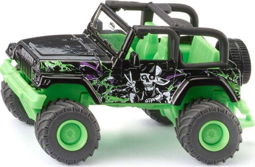 Siku 1554 - Jeep Legetøjsbil Med Store Hjul - 1:50
