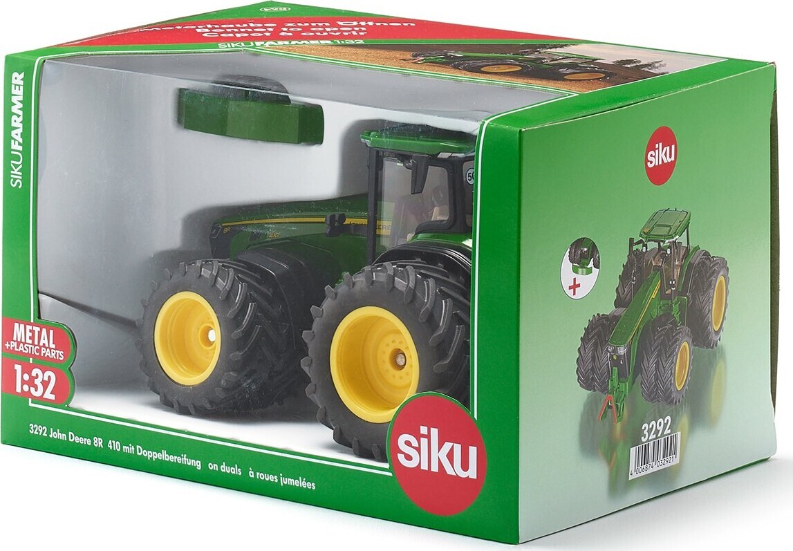 Siku - John Deere 8r 410 Tvillingehjul