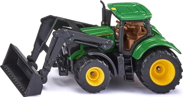 Siku - John Deere Legetøjstraktor Med Frontlæsser