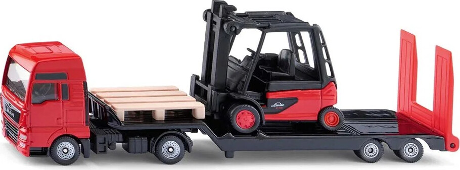 SIKU Siku MAN lastbil med Linde gaffeltruck