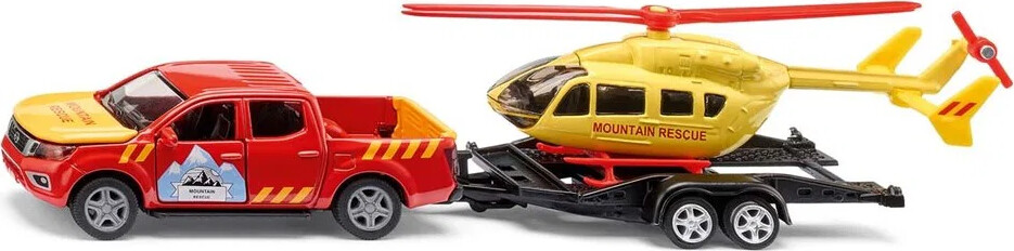 SIKU 1:50 Nissan Navara With Helicopter