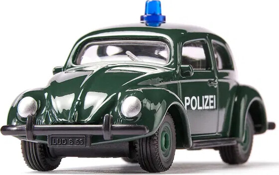 Siku 1560 - Vw Käfer Beetle Police - Politi Legetøjsbil - 1:55