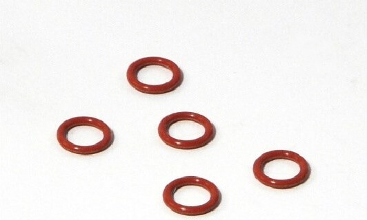Se Silicone O Ring Ss-045 4.5 X 6.6mm (red)(5pcs) - Hp6823 - Hpi Racing hos Gucca.dk