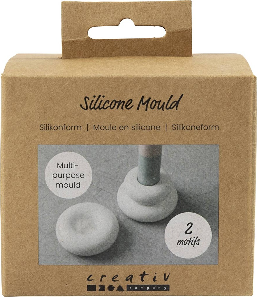 Silikoneform - Donutformede Lysestager