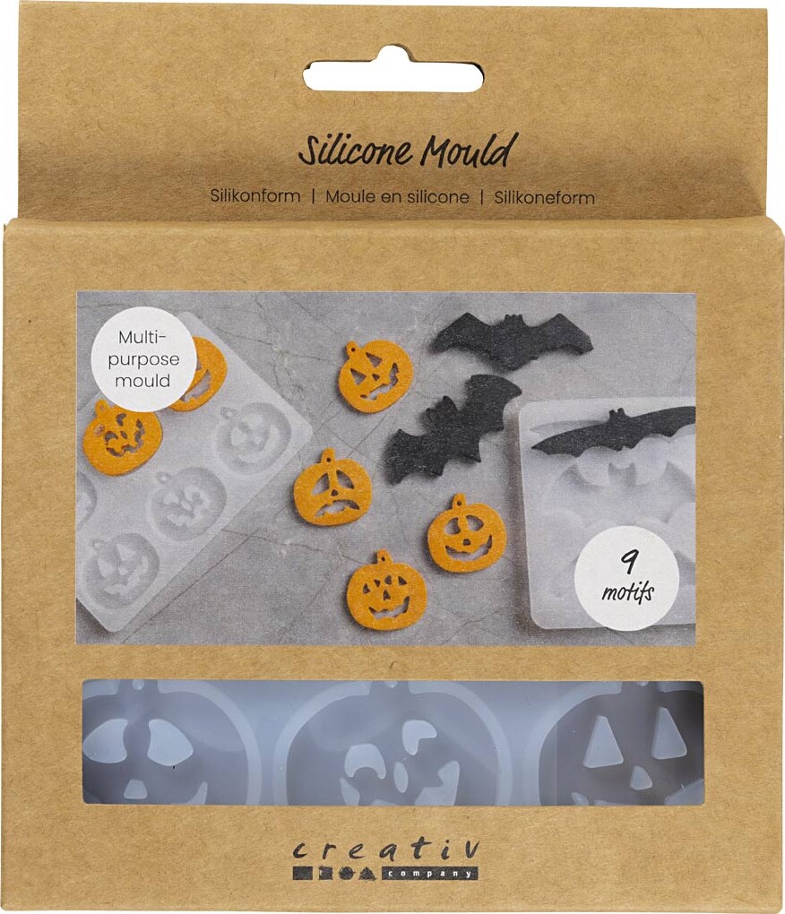 Silikoneform - Flagermus Og Græskar