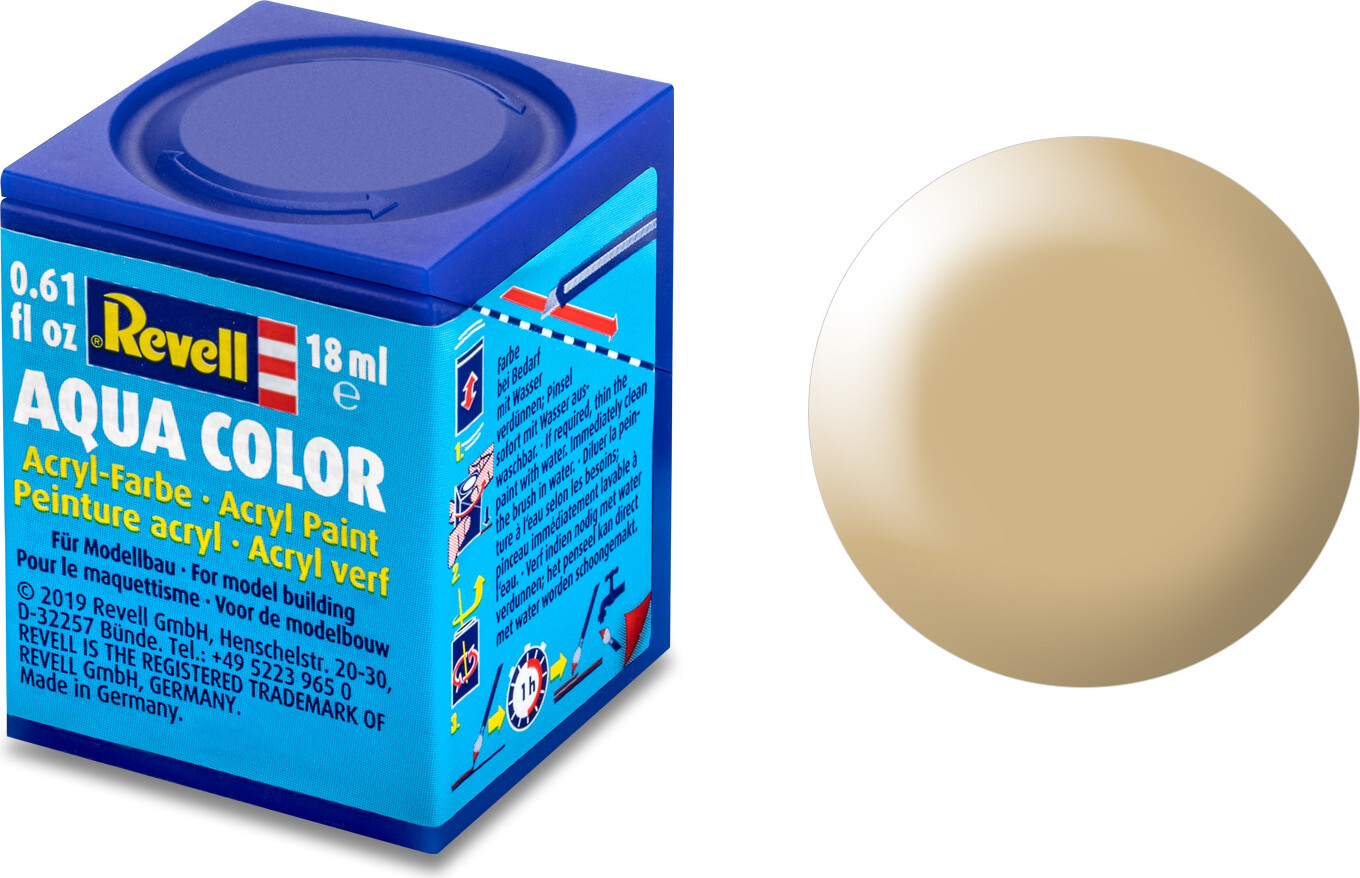 Se Revell - Maling - Aqua Color Silk Beige Acrylic - Ral 1001 - 18 Ml - 36314 hos Gucca.dk