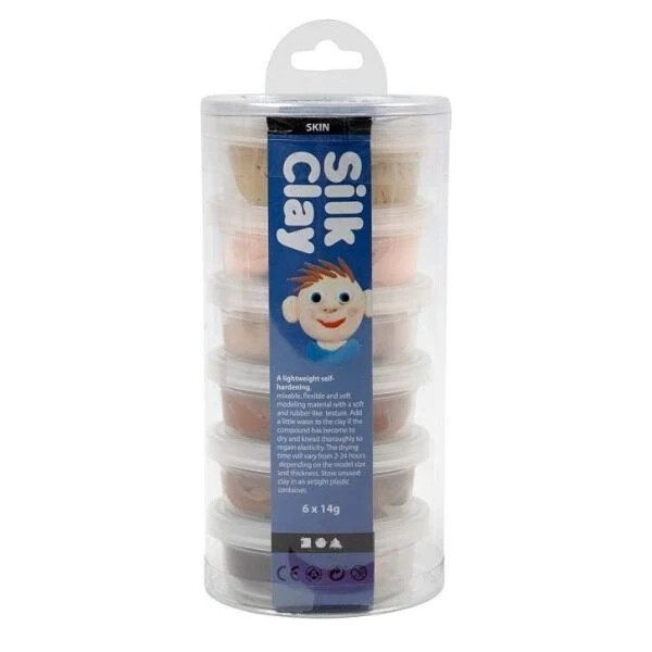 Silk Clay - Assorterede Farver - 3x12 Pakker