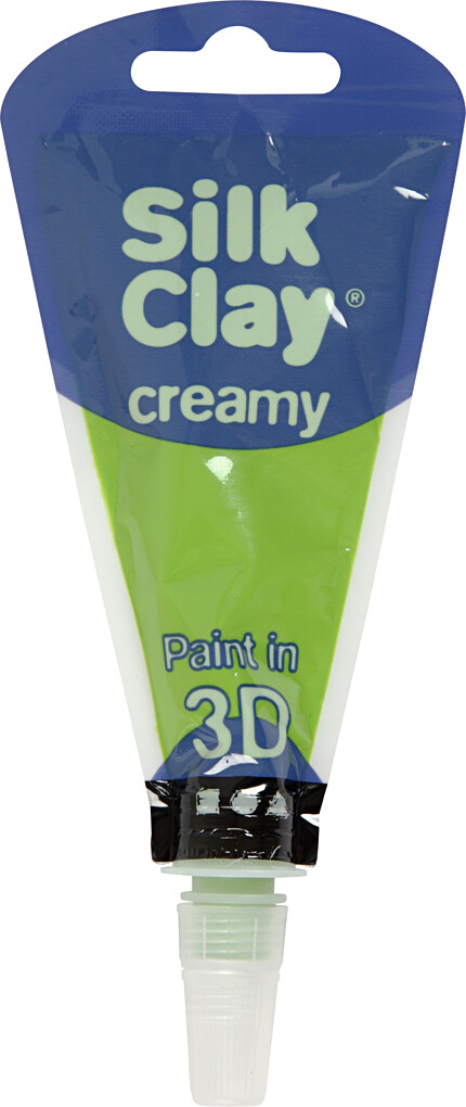 Se Silk Clay Creamy - Lys Grøn - 35 Ml hos Gucca.dk