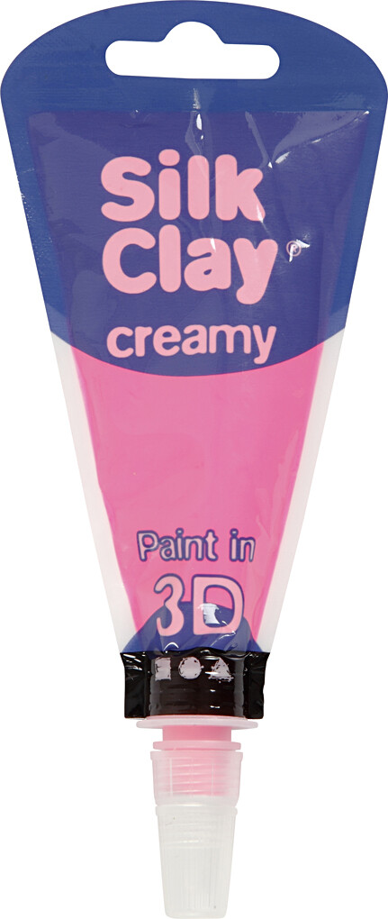 Billede af Silk Clay Creamy - Neon Pink - 35 Ml