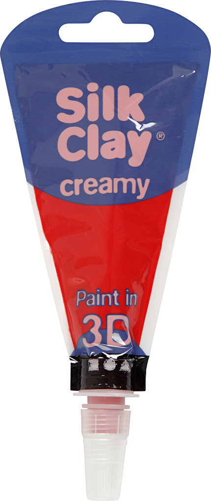 Se Silk Clay Creamy - Rød - 35 Ml hos Gucca.dk