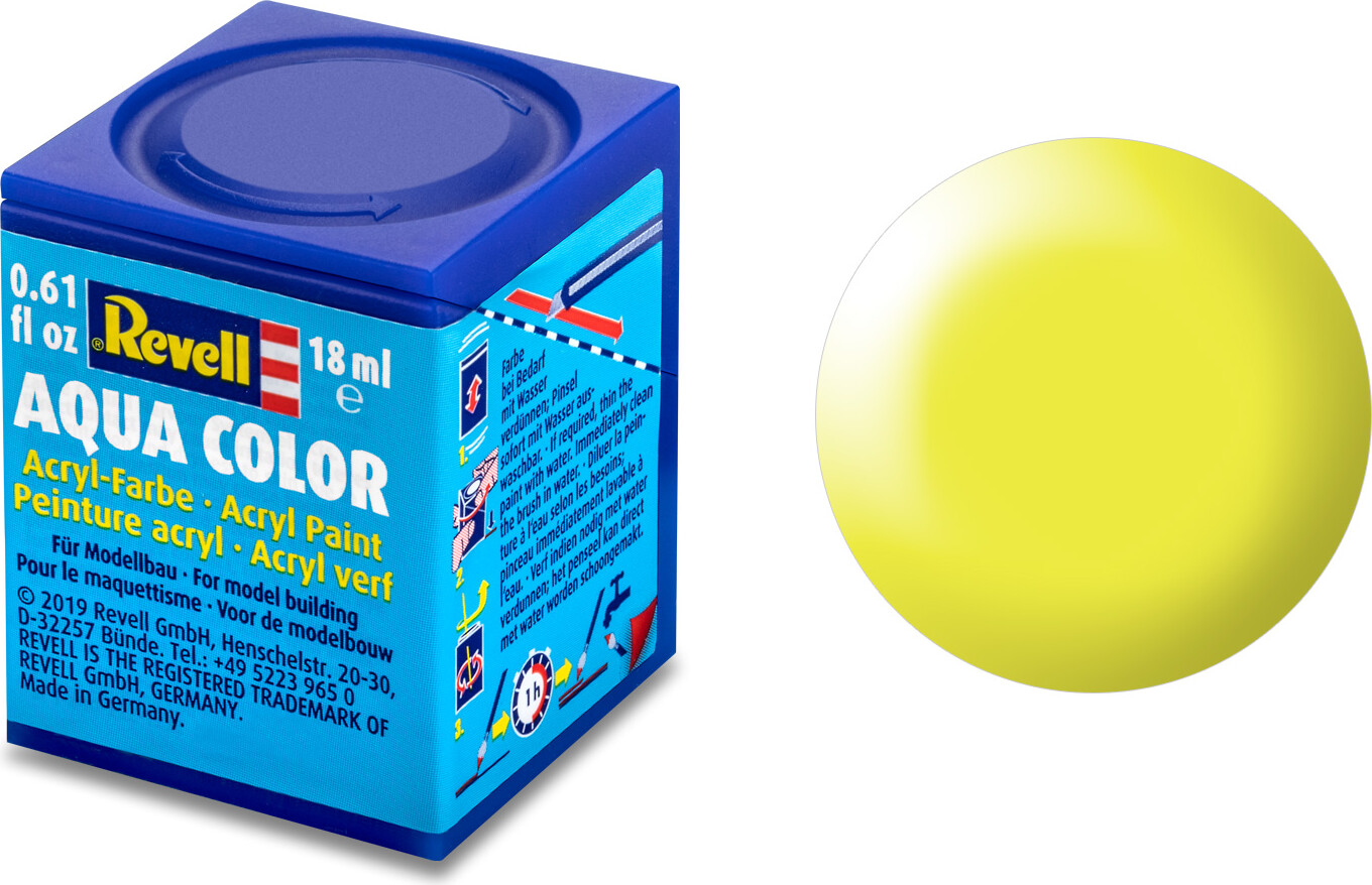 Billede af Revell - Maling - Aqua Color Silk Lum. Yellow - Ral 1026 - 18 Ml - 36312 - Revell