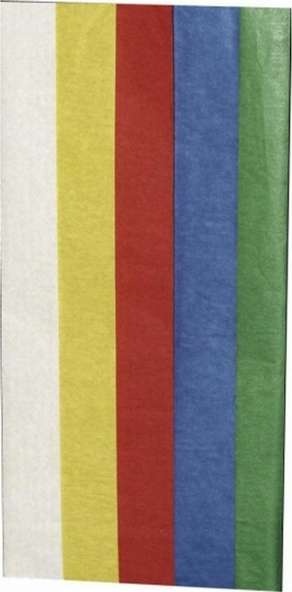 Silkepapir 5 Ark 50 X 70 Cm - 18 G - 5 Assorterede - Haza