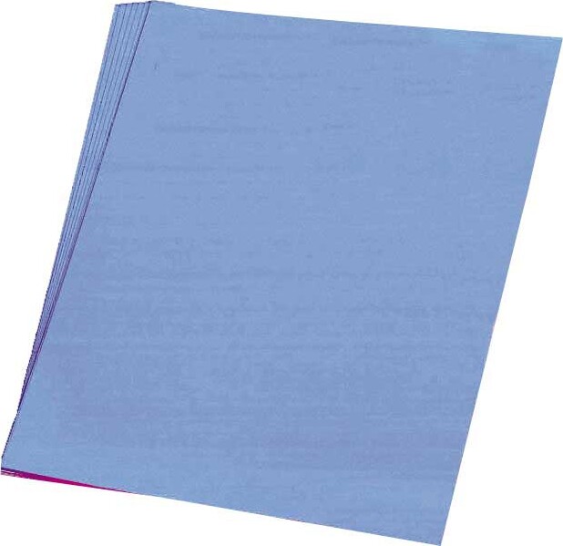 Silkepapir 5 Ark 50 X 70 Cm - 18 G - Mellemblå - Haza