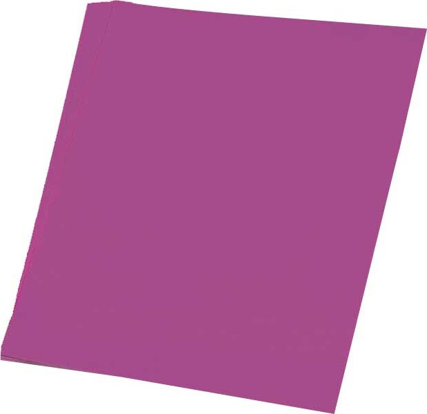 Silkepapir 5 Ark 50 X 70 Cm - 18 G - Mørk Pink - Haza
