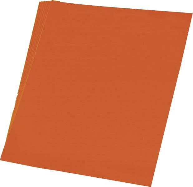 Silkepapir 5 Ark 50 X 70 Cm - 18 G - Orange - Haza