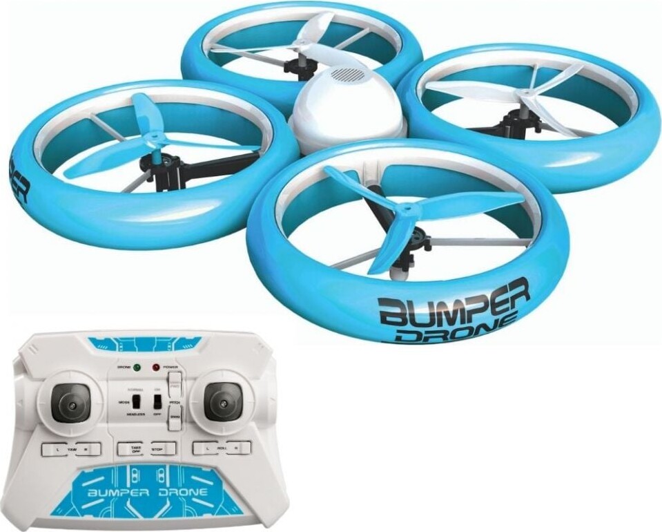 Silverlit - Bumper Drone - Flybotic - Fjernstyret Drone - Blå