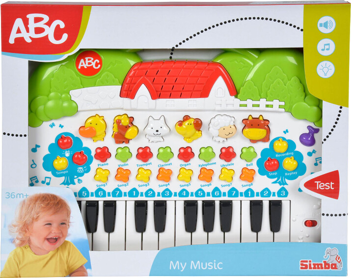 Simba Dickie Simba ABC Animal Keyboard Instrument