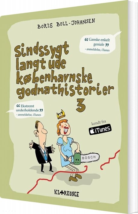 Billede af Sindssygt Langt Ude Københavnske Godnathistorier 3 - Boris Boll-johansen - Bog