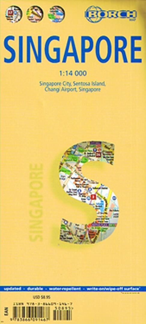Singapore - Borch Maps - English book