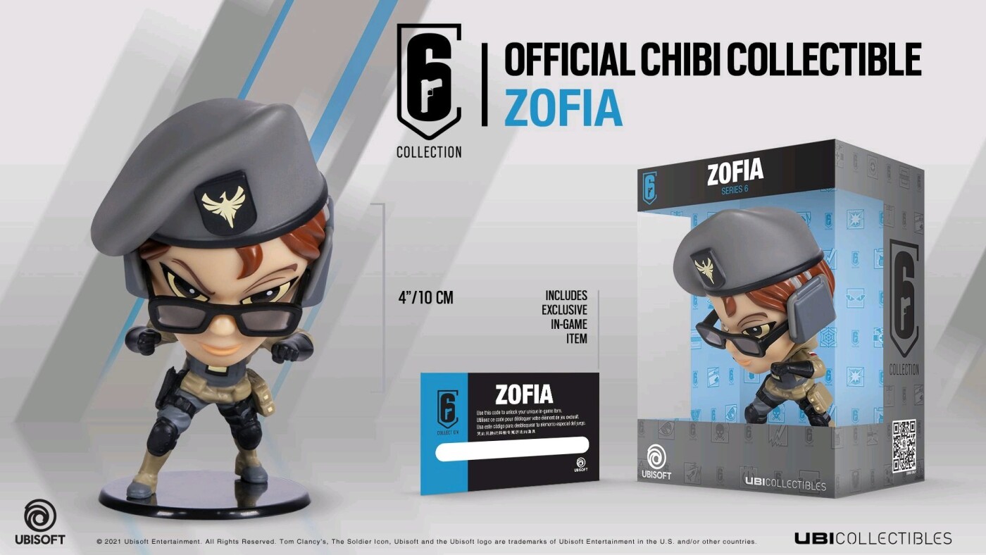 Rainbow Six Figur - Zofia - Series 6 - Ubi Collectibles