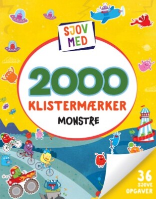 Sjov Med 2000 Klistermærker: Monstre