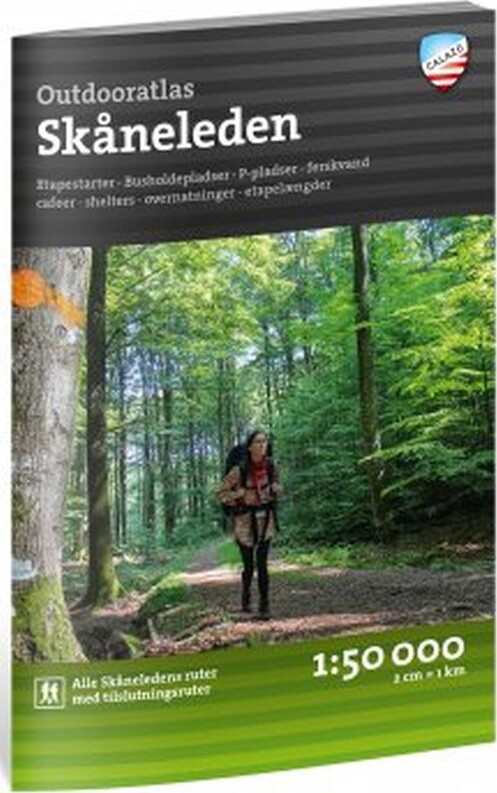 Billede af Skåneleden Outdooratlas - Calazo - Bog