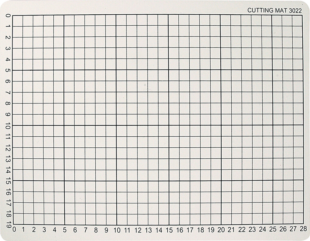 Skæreunderlag - Str. 22x30 Cm - Tykkelse 3 Mm - 1 Stk.