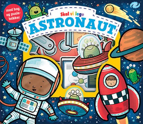 Skal Vi Lege Astronaut - Med Puslebrikker - Bog