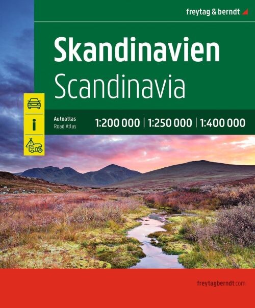 Freytag & Berndt - Skandinavien - Scandinavia Superatlas - English book