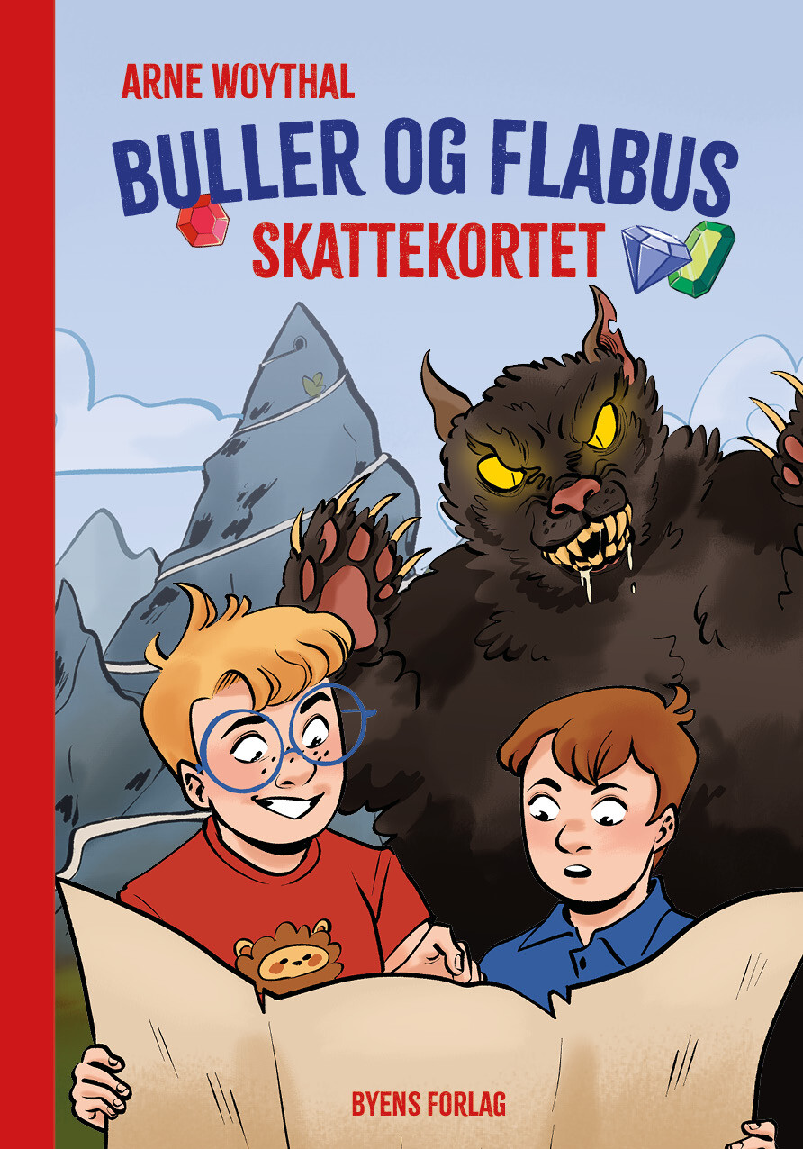 Billede af Buller Og Flabus - Skattekortet - Arne Woythal - Bog