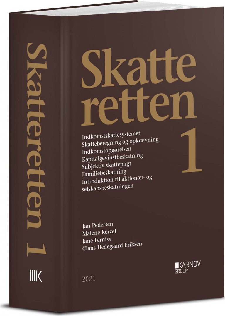 Skatteretten 1 - Jan Pedersen - Bog